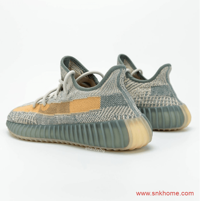 Yeezy Boost 350 V2 “Israfil” 椰子350V2蓝灰新配色 货号FZ5421