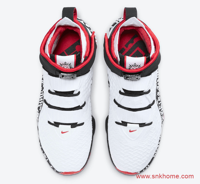 Nike LeBron 17 “Graffiti”全新配色 致敬詹姆斯四代战靴  货号CT6052-100