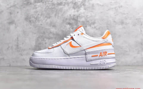 NIKE WMNS Air Force 1 Shadow"Tropical Twist"空军白橙 货号CI0919-101