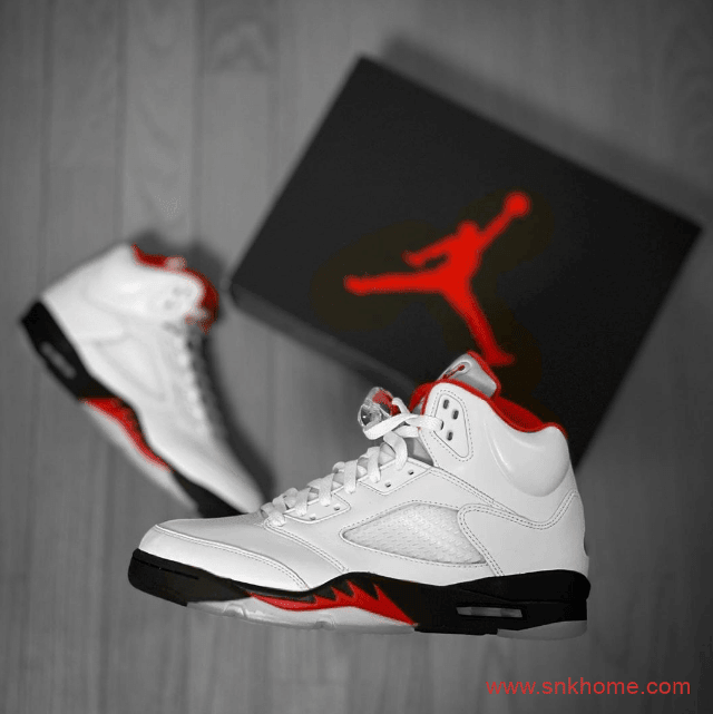 Air Jordan 5 “Fire Red”白红配色 AJ5流川枫发售在即 货号：DA1911-102