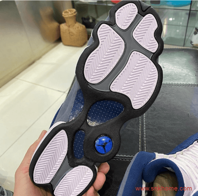 AJ13GIGGI蓝白配色发售日期 Air Jordan 13 “Flint”  货号：414571-404