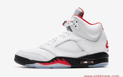Air Jordan 5 “Fire Red” 2020 AJ5白红AJ5流川枫亲子鞋 货号: DA1911-102(成人)
