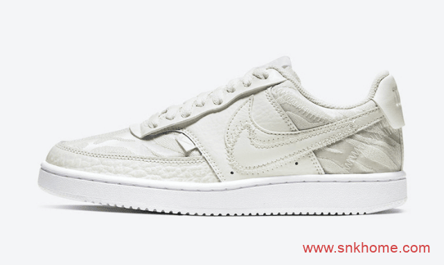 耐克虎纹米白色 Nike Court Vision Low发售信息 货号:CI7599-100