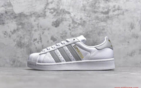 公司级三叶草贝壳头经典大金标 阿迪达斯Superstar贝壳头