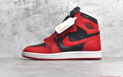 独家CJ纯原AJ1反转黑红 Air Jordan 1 High'85"Varsity Red" 货号:BQ4422-600