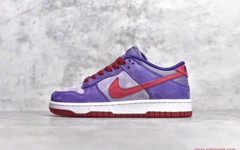 公司级耐克SB Dunk板鞋 NIKE Dunk Low “Plum” 树莓紫 货号：CU1726-500