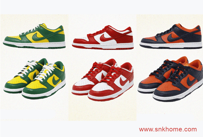 耐克新品发售三双 Nike Dunk Low SP 复古板鞋OG风格 货号:CU1727-700/CU1727-100/CU1727-800