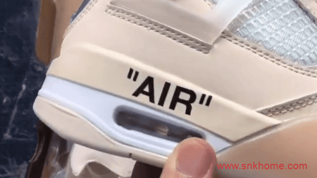 OFF-WHITE x AJ4 今年重磅球鞋AJ4OW联名咖啡色黑色实物图