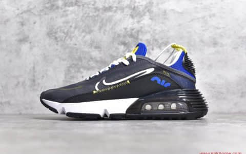高端版本耐克MAX2090透气气垫跑鞋 NIKE Air Max 2090黑蓝 货号:CT7695-007