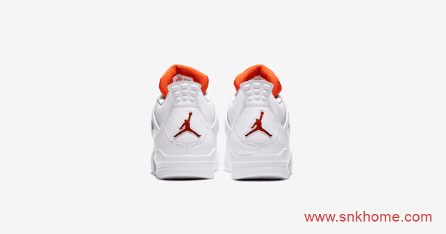 Air Jordan 4 “Orange Metallic” 纯白AJ4金属白橙已发售 货号:CT8527-118