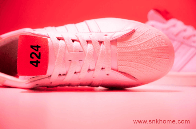 阿迪达斯复古贝壳头424联名款即将发售 424 x adidas Shelltoe  货号:FW7624