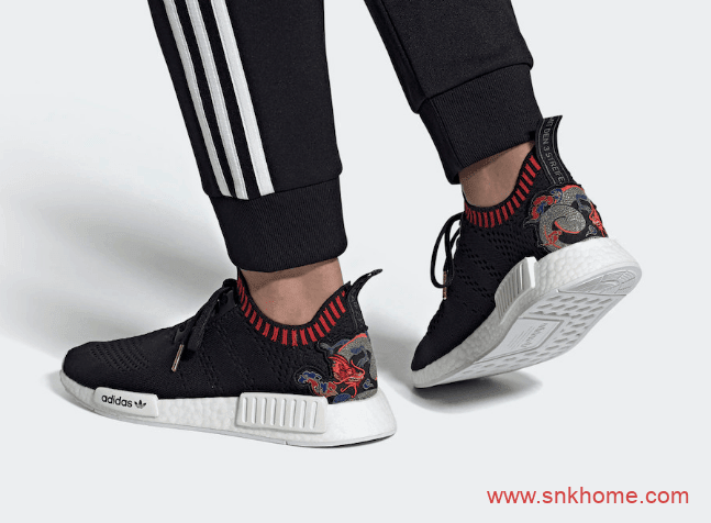 adidas NMD R1 阿迪达斯NMD透气BOOST跑鞋腾龙刺绣发售日期 货号:EH2238