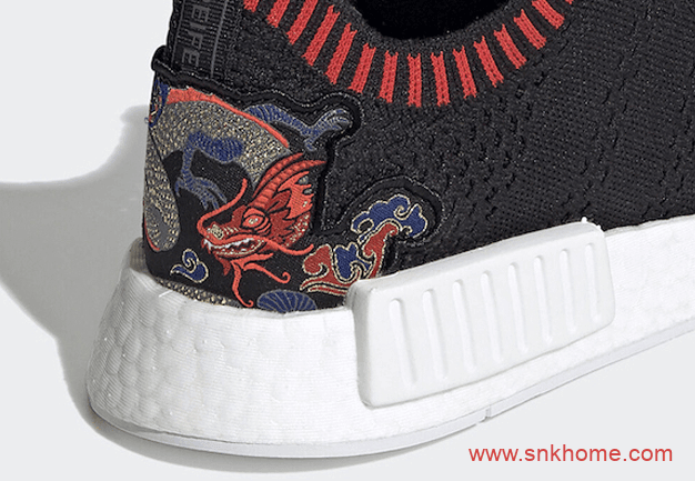adidas NMD R1 阿迪达斯NMD透气BOOST跑鞋腾龙刺绣发售日期 货号:EH2238