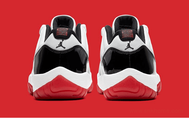 Air Jordan 11 Low “White Bred”  康扣 AJ11白黑红低帮真碳篮球鞋突袭上架 货号:AV2187-160