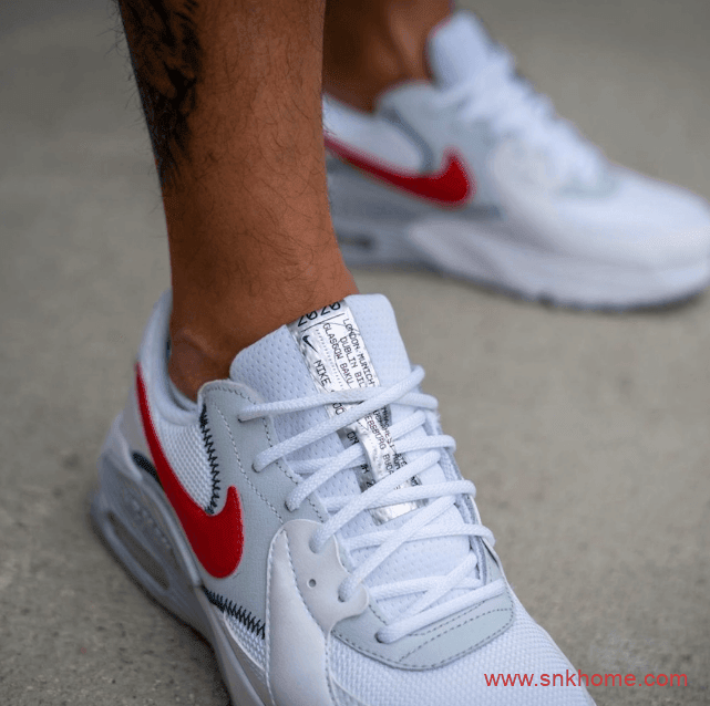 Nike Air Max Excee “Swoosh On Tour 2020” 耐克气垫复古白红跑鞋发售日期 货号:CZ5580-100