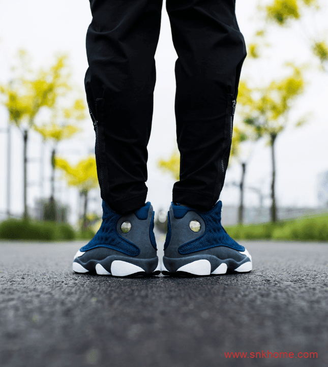 Air Jordan13CIC1正品开箱评测 AJ13实战篮球鞋白蓝黑CICI配色5.30号正式发售