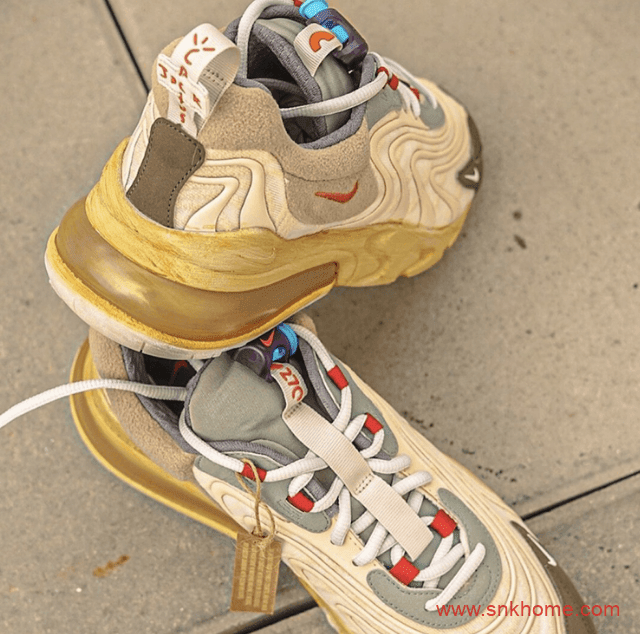 Travis Scott x Nike Air Max 270 React“Cactus Trails” 耐克MAX270气垫TS联名发售日期 货号:CT2864-200