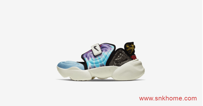 Nike Air Aqua Rift  耐克腰果花彩虹扎染分趾鞋 货号:CW2624-101