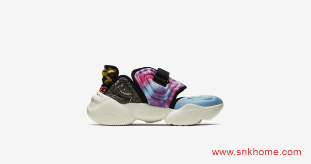 Nike Air Aqua Rift  耐克腰果花彩虹扎染分趾鞋 货号:CW2624-101