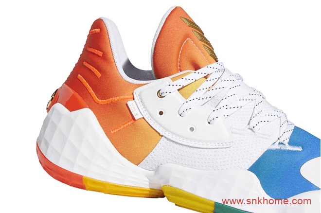 adidas Harden Vol. 4 “Pride” 哈登彩虹实战战靴发售日期 货号：FX4797