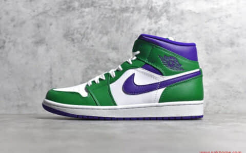 唯一正确纯原版本Air Jordan 1 MiD AJ1绿巨人中帮 货号：554724-300