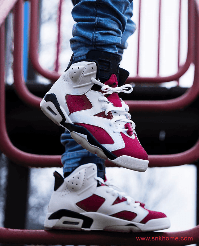 Air Jordan 6 “Carmine”  AJ胭脂红实战篮球鞋即将复刻 货号:CT8529-106