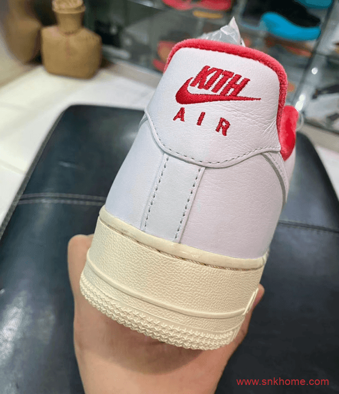KITH x Nike Air Force 1耐克空军KITH联名款低帮白红配色发售日期 货号:CZ7926-100