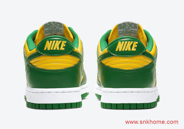 Nike Dunk Low SP “Brazil”  巴西配色 耐克Dunk巴西黄绿配色发售日期 货号：CU1727-700