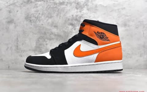 Air Jordan 1 MiD AJ1中帮白黑粉 纯原版本AJ 货号:554724-058