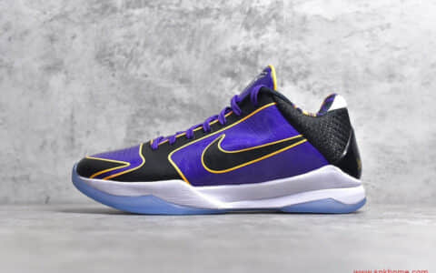 灭世纯原版本科比实战篮球鞋 ZK5 PROTRO LAKERS 科比5代 湖人限定