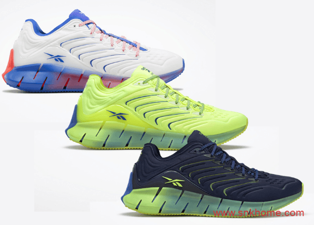 Chromat x Reebok Zig Kinetica  锐步猪大肠锐步联名跑鞋荧光绿发售日期 货号:FX2460/FX2461/FX2459