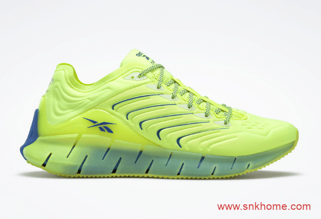 Chromat x Reebok Zig Kinetica  锐步猪大肠锐步联名跑鞋荧光绿发售日期 货号:FX2460/FX2461/FX2459
