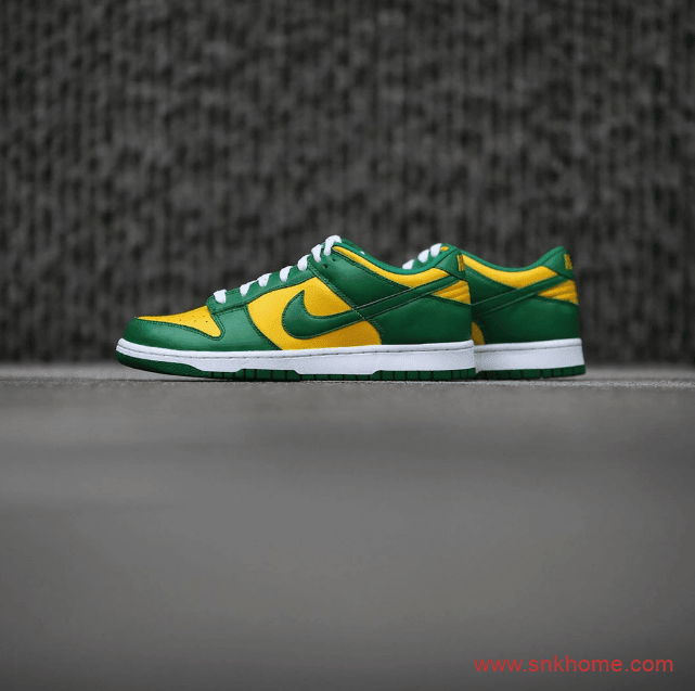 Nike Dunk Low SP “Brazil” 巴西 耐克Dunk黄绿巴西配色即将发售 货号:CU1727-700