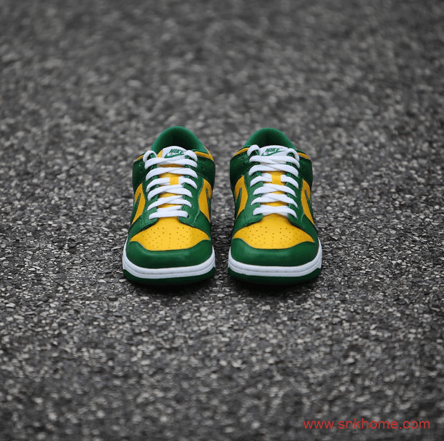 Nike Dunk Low SP “Brazil” 巴西 耐克Dunk黄绿巴西配色即将发售 货号:CU1727-700