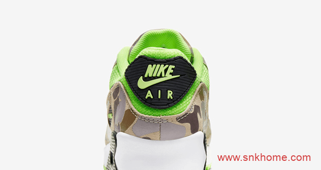 NIKE Air Max 90迷彩配色发售日期 耐克MAX90迷彩荧光绿