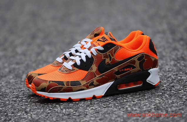 Air Max 90 “Orange Camo”  耐克MAX90暴力橙迷彩新款发售日期 货号:CW4039-800
