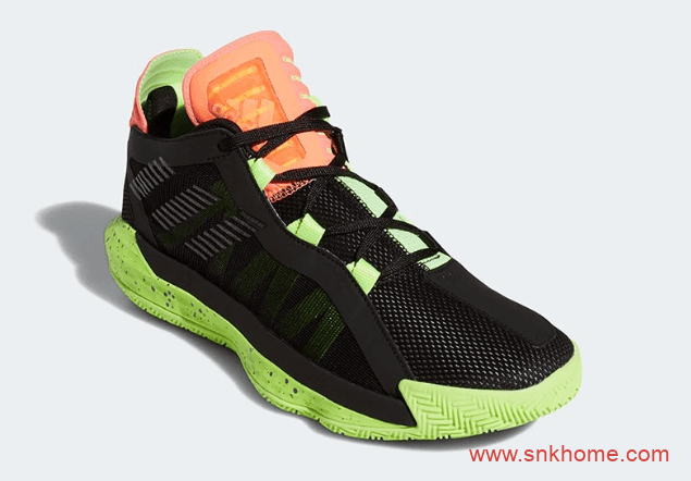 adidas Dame 6 “Signal Green”  阿迪达斯利拉德六代战靴 实战篮球鞋 货号:EH2070