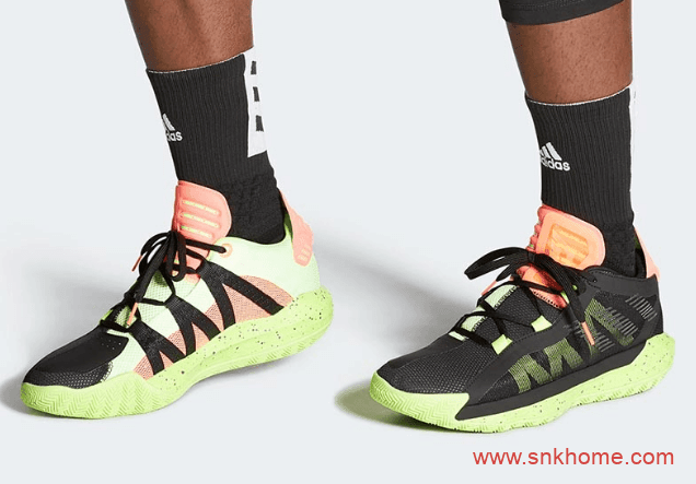 adidas Dame 6 “Signal Green”  阿迪达斯利拉德六代战靴 实战篮球鞋 货号:EH2070