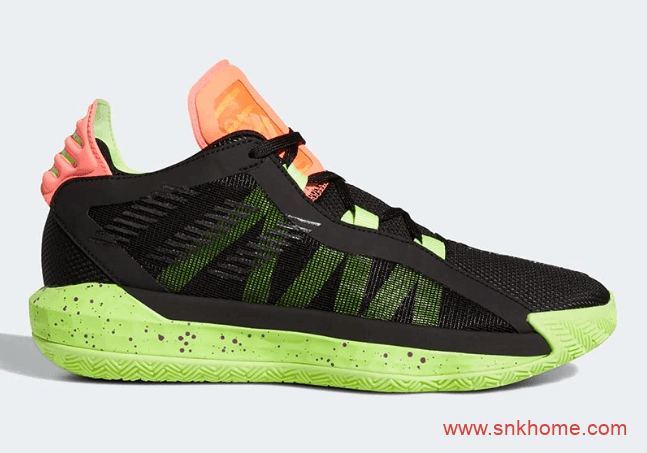 adidas Dame 6 “Signal Green”  阿迪达斯利拉德六代战靴 实战篮球鞋 货号:EH2070