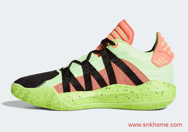adidas Dame 6 “Signal Green”  阿迪达斯利拉德六代战靴 实战篮球鞋 货号:EH2070