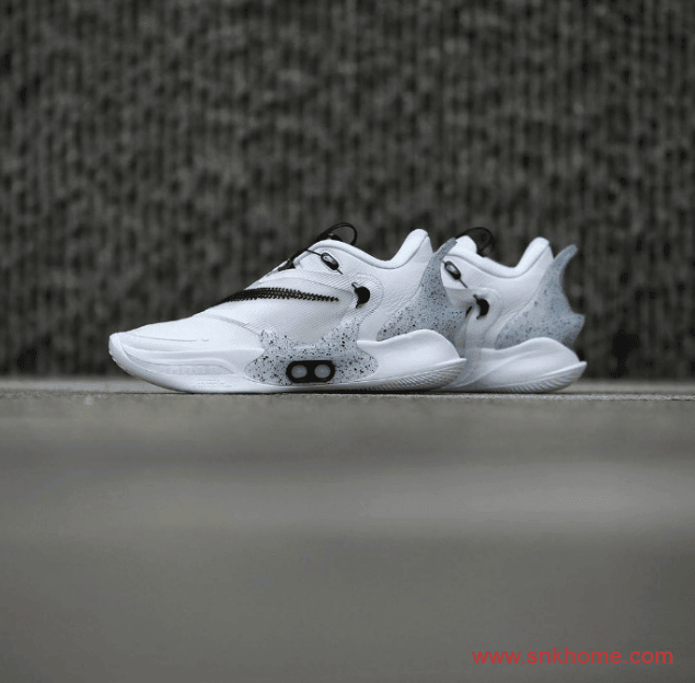 白水泥 Nike Adapt BB 2.0  耐克小清新奥利奥黑白跑鞋发售日期 货号:BQ5397-101