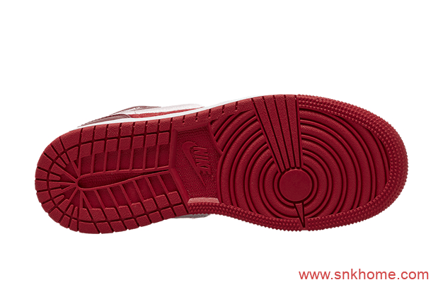 Air Jordan 1 Mid GS  AJ1多材质拼接 AJ1尼龙面料 货号:AV5174-600