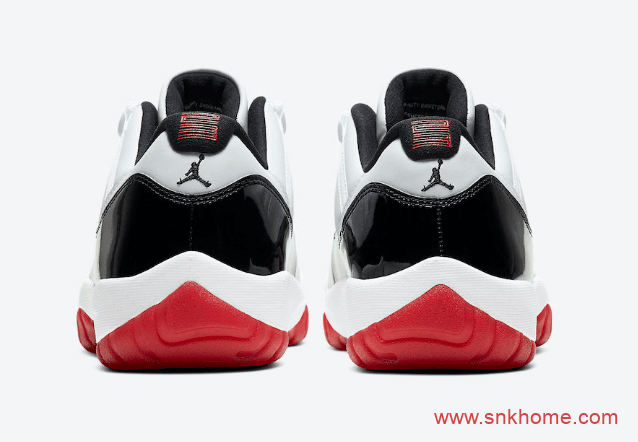 Air Jordan 11 Low “Gym Red”  AJ11白红康扣今天发售 货号:AV2187-160
