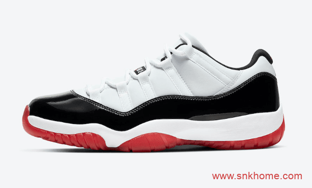 Air Jordan 11 Low “Gym Red”  AJ11白红康扣今天发售 货号:AV2187-160