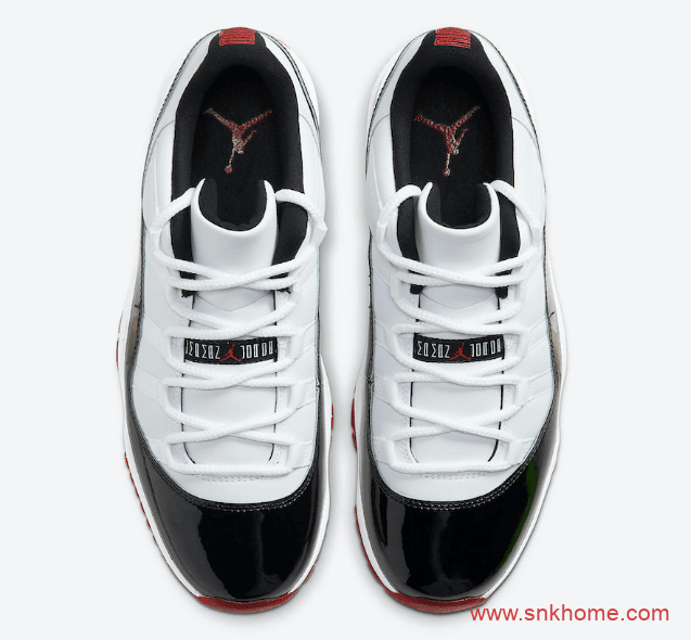Air Jordan 11 Low “Gym Red”  AJ11白红康扣今天发售 货号:AV2187-160