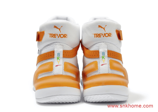 Trevor Project x PUMA Sky Modern  彪马新款联名款白橙高帮即将发售 货号:194954-01