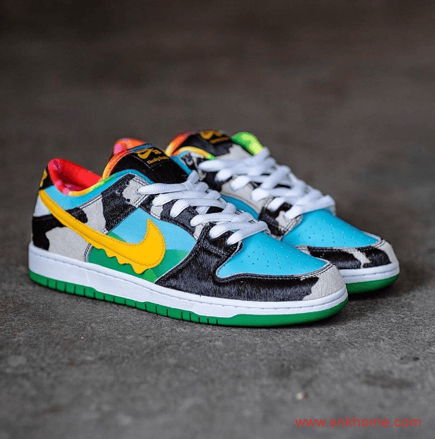 Ben & Jerry’s x Nike SB Dunk Low “Chunky Dunky” 耐克Dunk牛奶冰淇淋发售价格 货号:CU3244-100