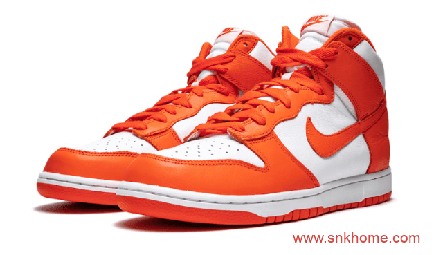 Nike Dunk High “Syracuse”  耐克白橙高帮明年即将复刻 货号:DD1399-101
