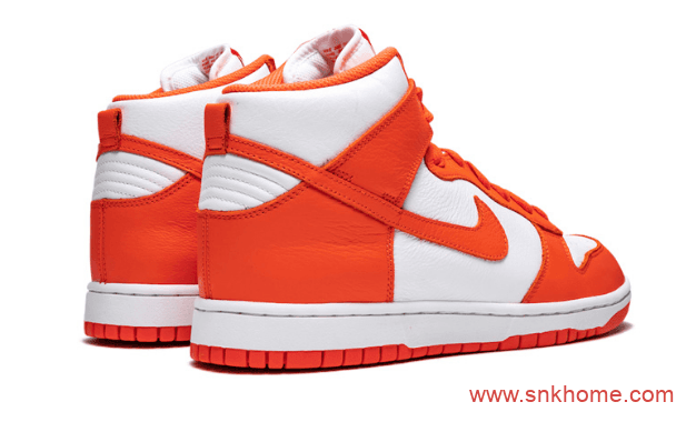 Nike Dunk High “Syracuse”  耐克白橙高帮明年即将复刻 货号:DD1399-101