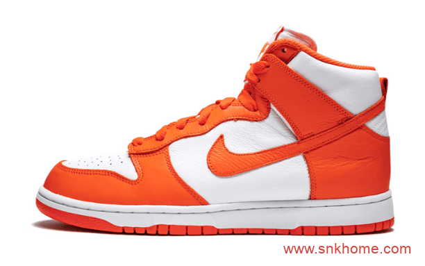 Nike Dunk High “Syracuse”  耐克白橙高帮明年即将复刻 货号:DD1399-101